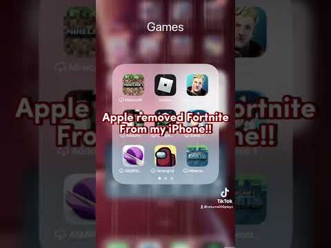 Apple removed Fortnite from my iPhone!! 😭