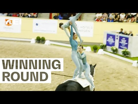 Germany&#039;s Squad Vaulting Performance Lights Up the Arena!🔥 I FEI Vaulting European Championship