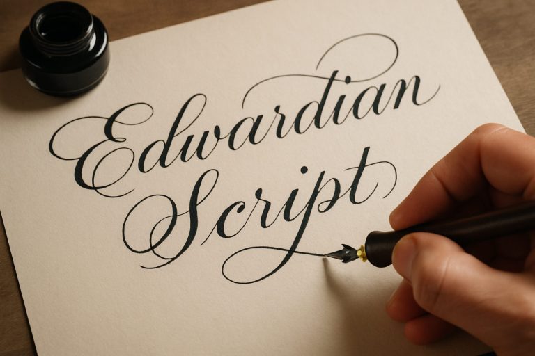 Edwardi stiilis kalligraafia: Kunst, mis määratleb ajatu elegantsi (2025)